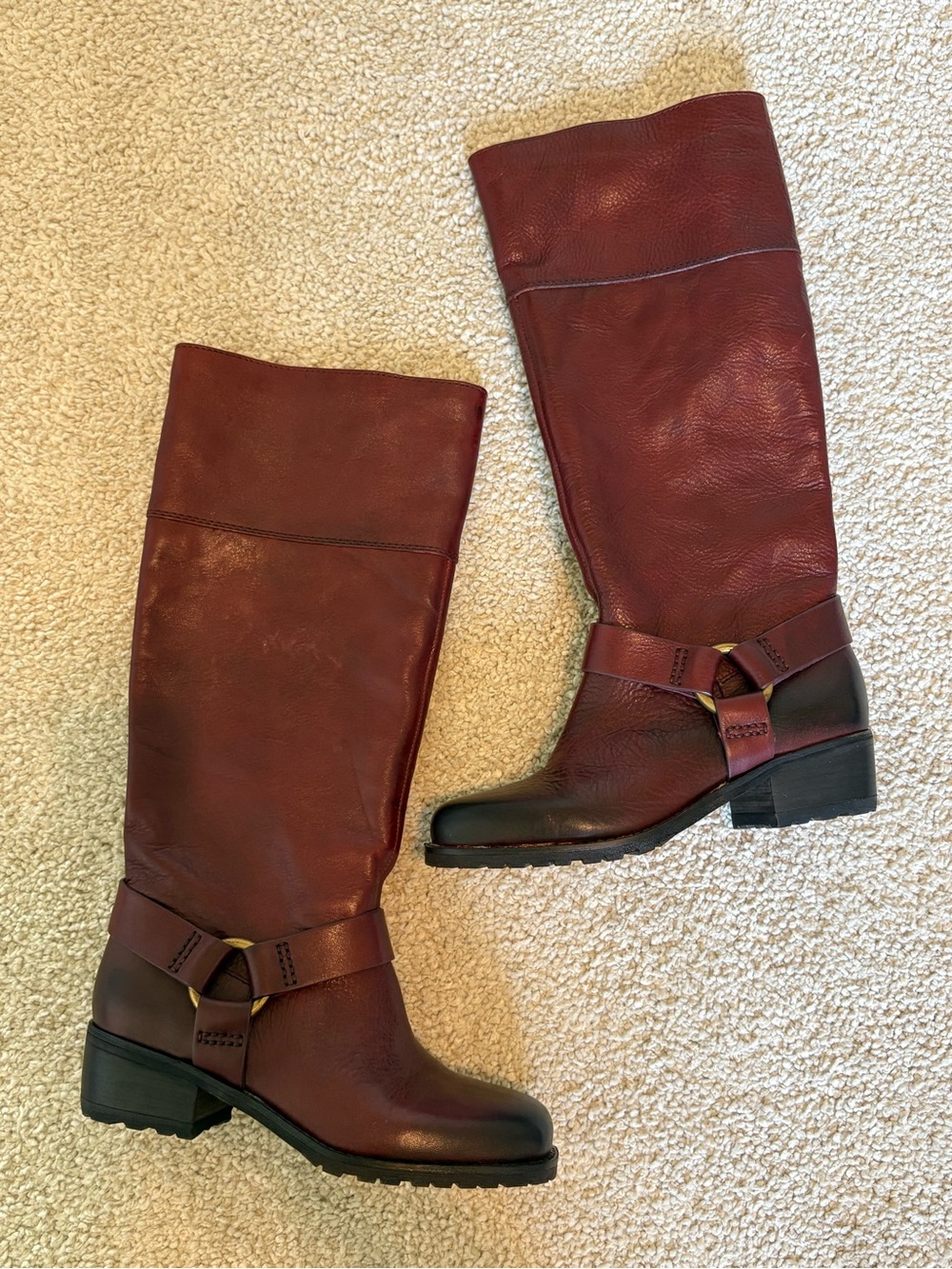Lucky Brand genuine leather riding boots